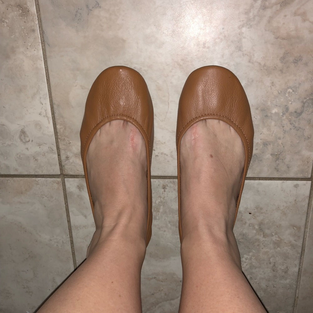 Chestnut Tieks Size 8
